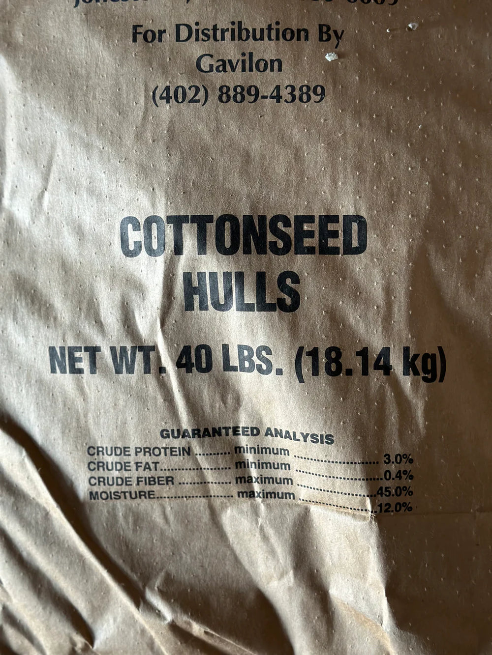 Cottonseed Hulls