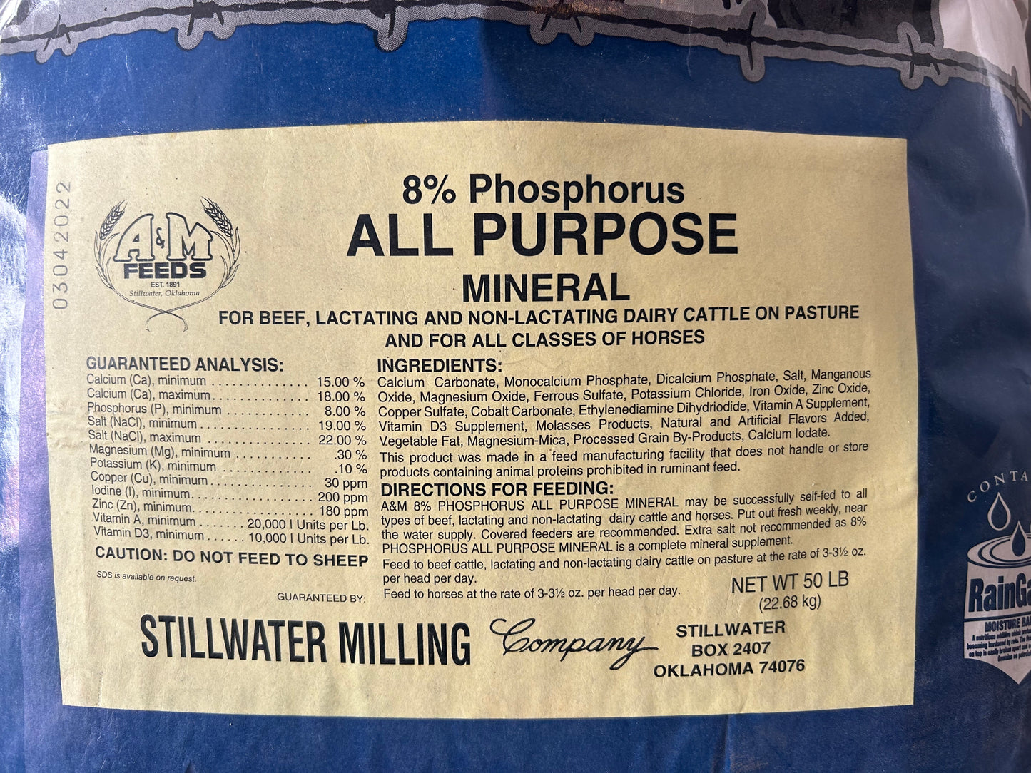 8% Phosphorus All Purpose Loose Mineral