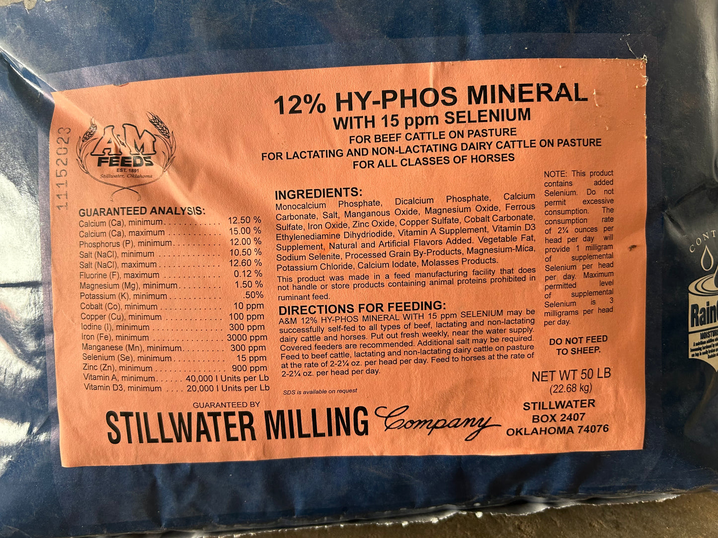 12% Hy-Phos Loose Mineral