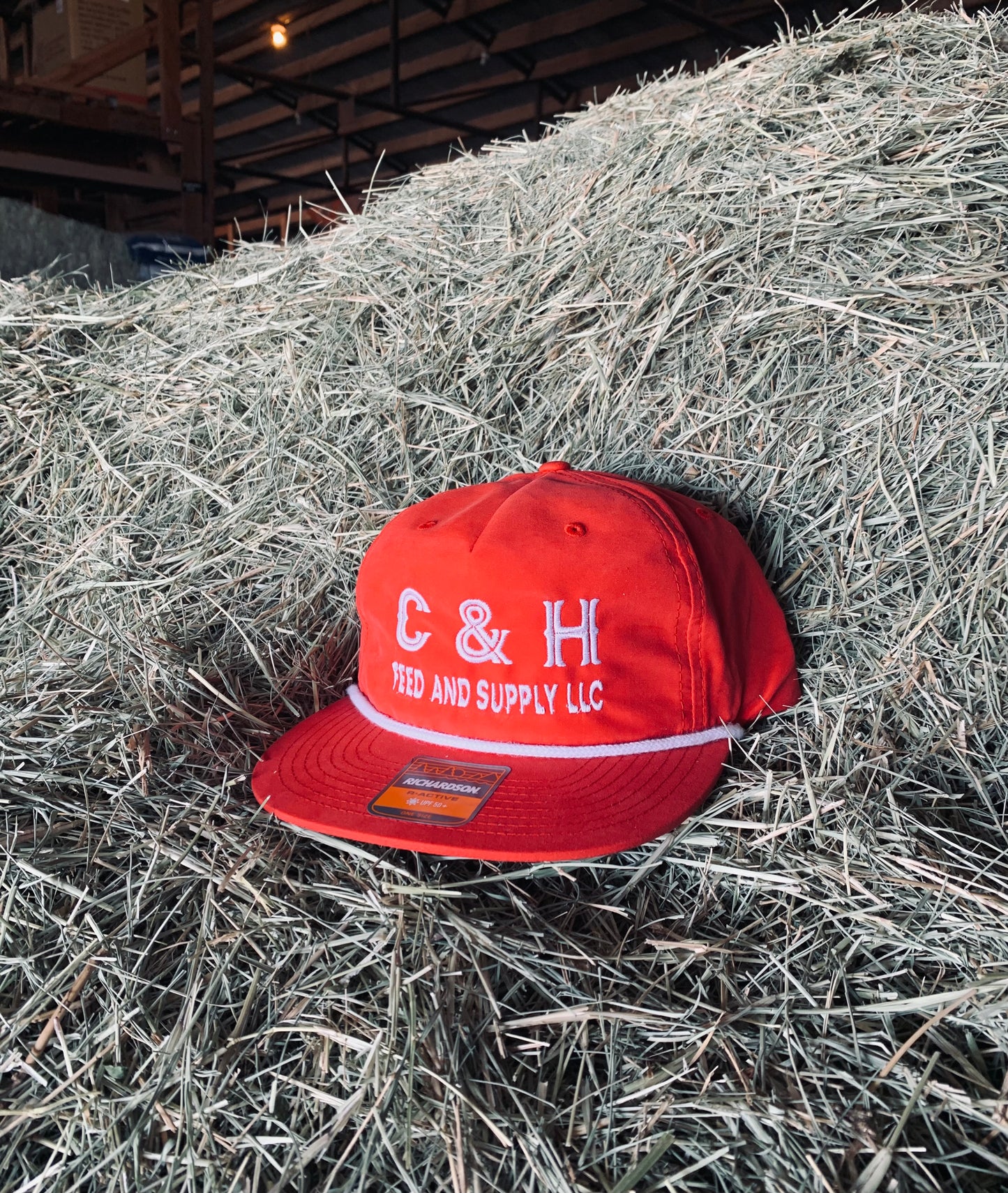 C&H Red/White Grandpa Cap